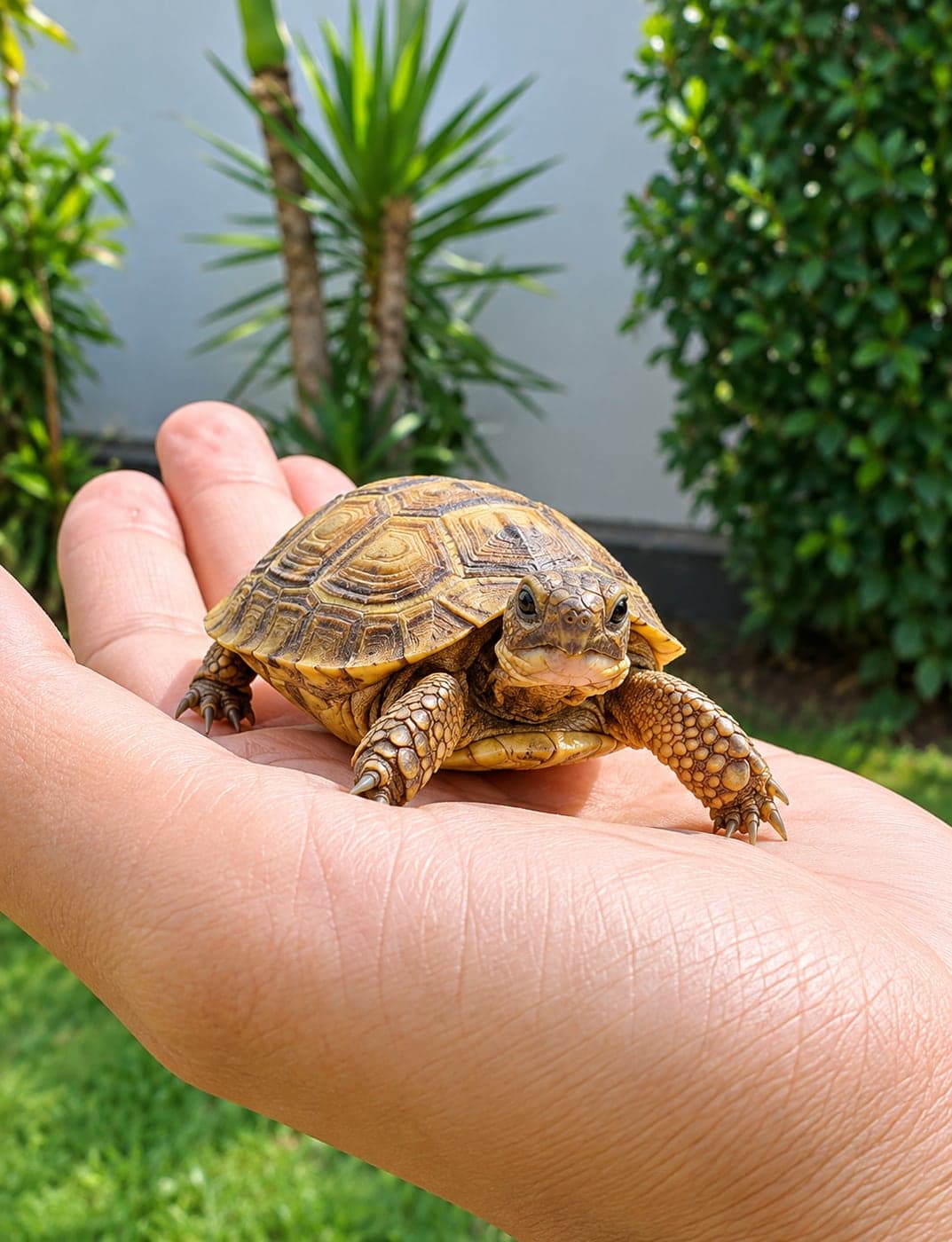 Cute Baby Tortoise, Star Tortoise